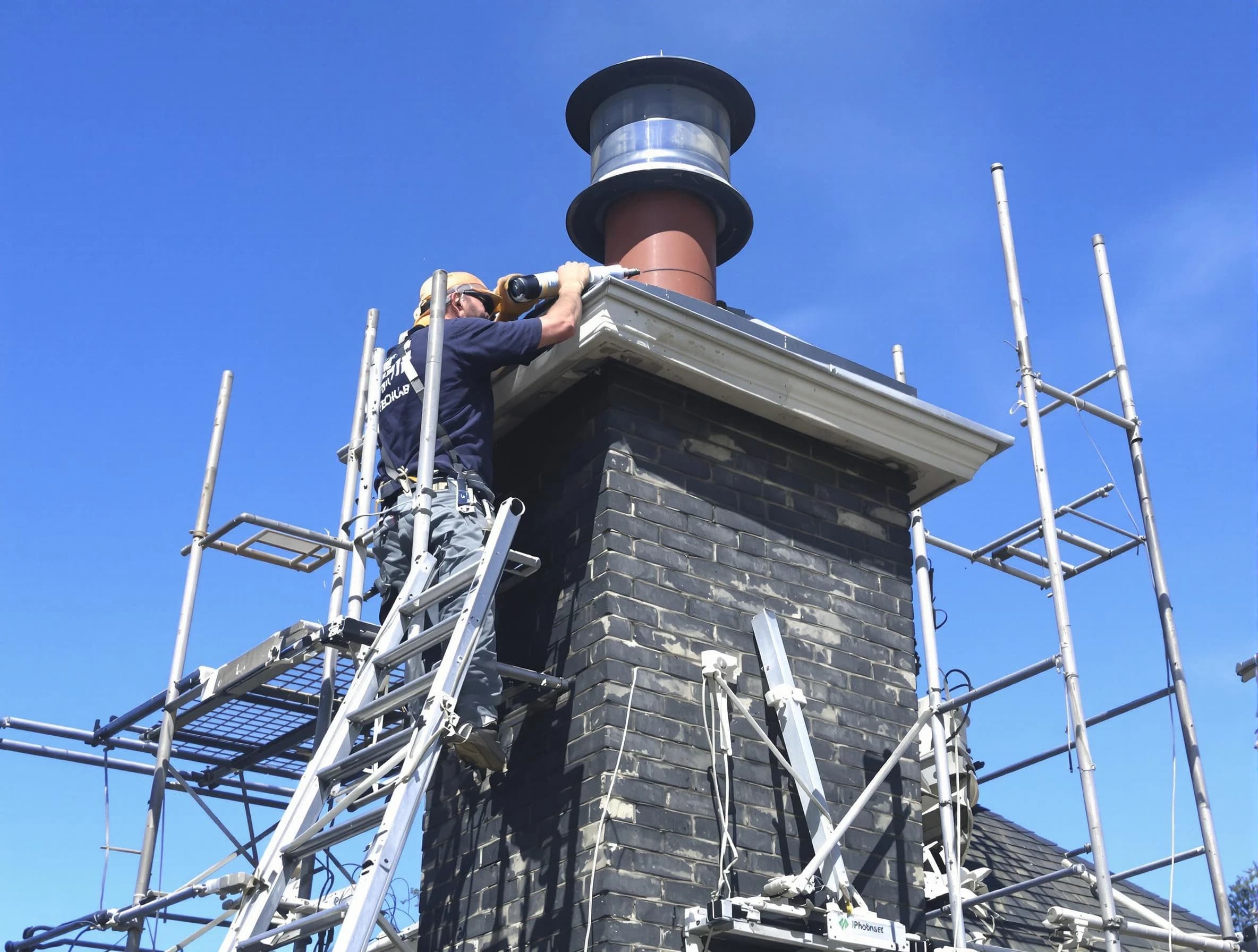 Sturdy chimney crown finished by Salem Chimney Sweep in Salem, UT
