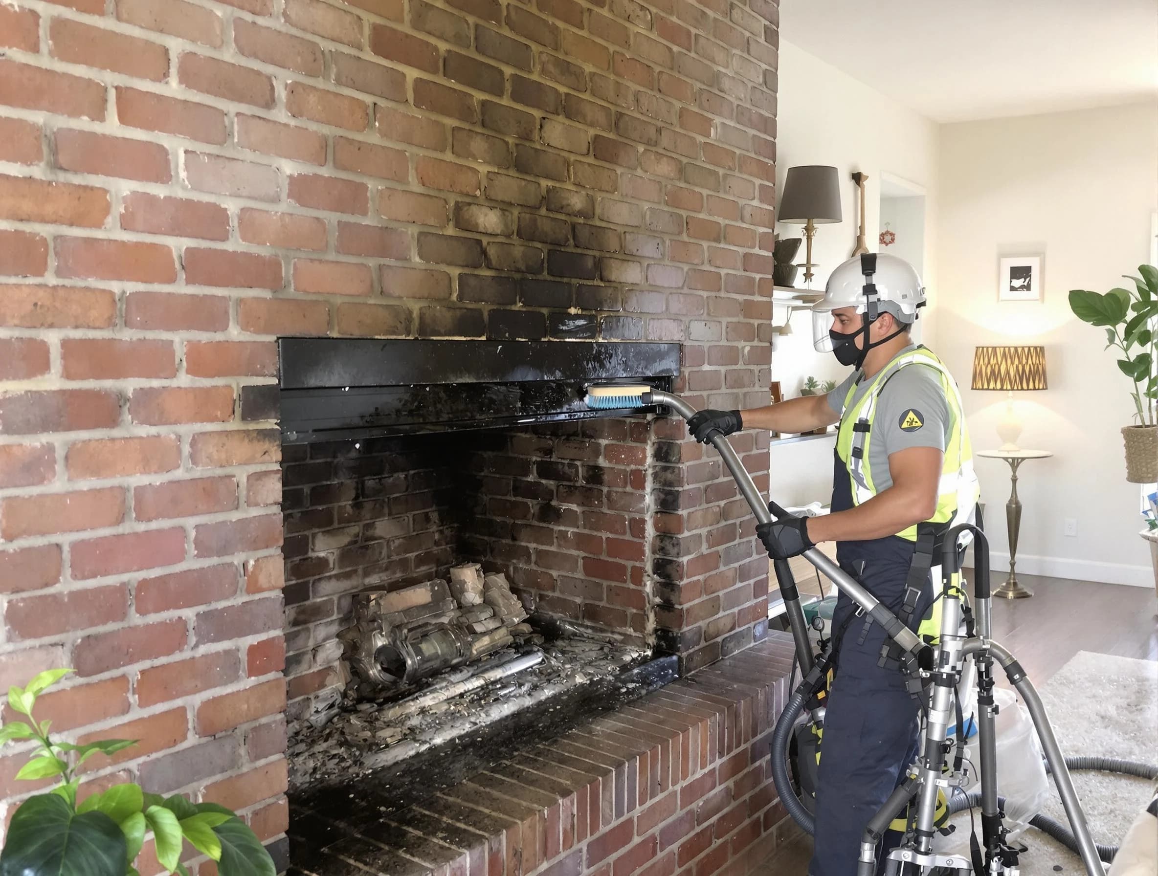 Salem Chimney Sweep providing fireplace cleaning services in Salem, UT