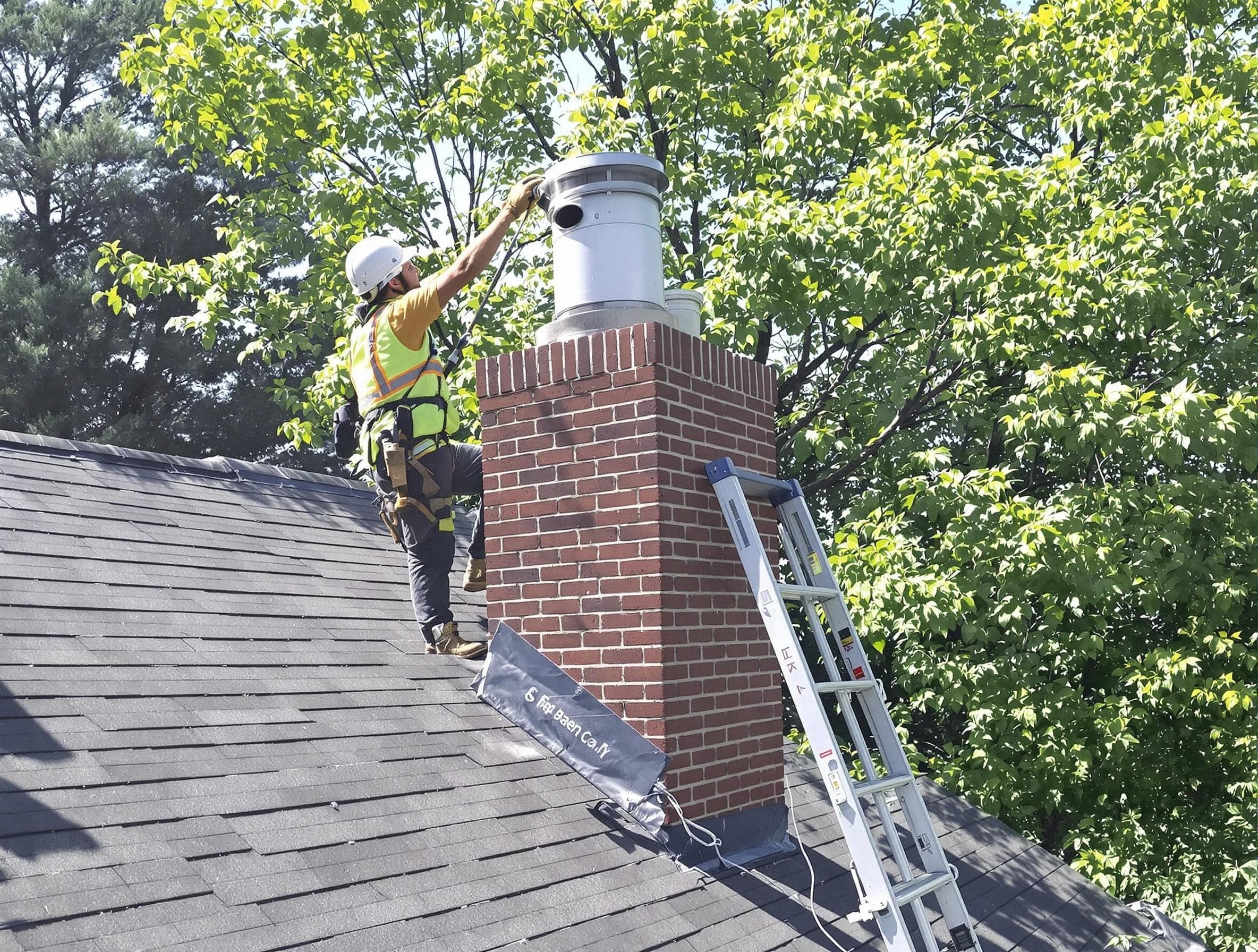 Chimney liner inspection by Salem Chimney Sweep in Salem, UT