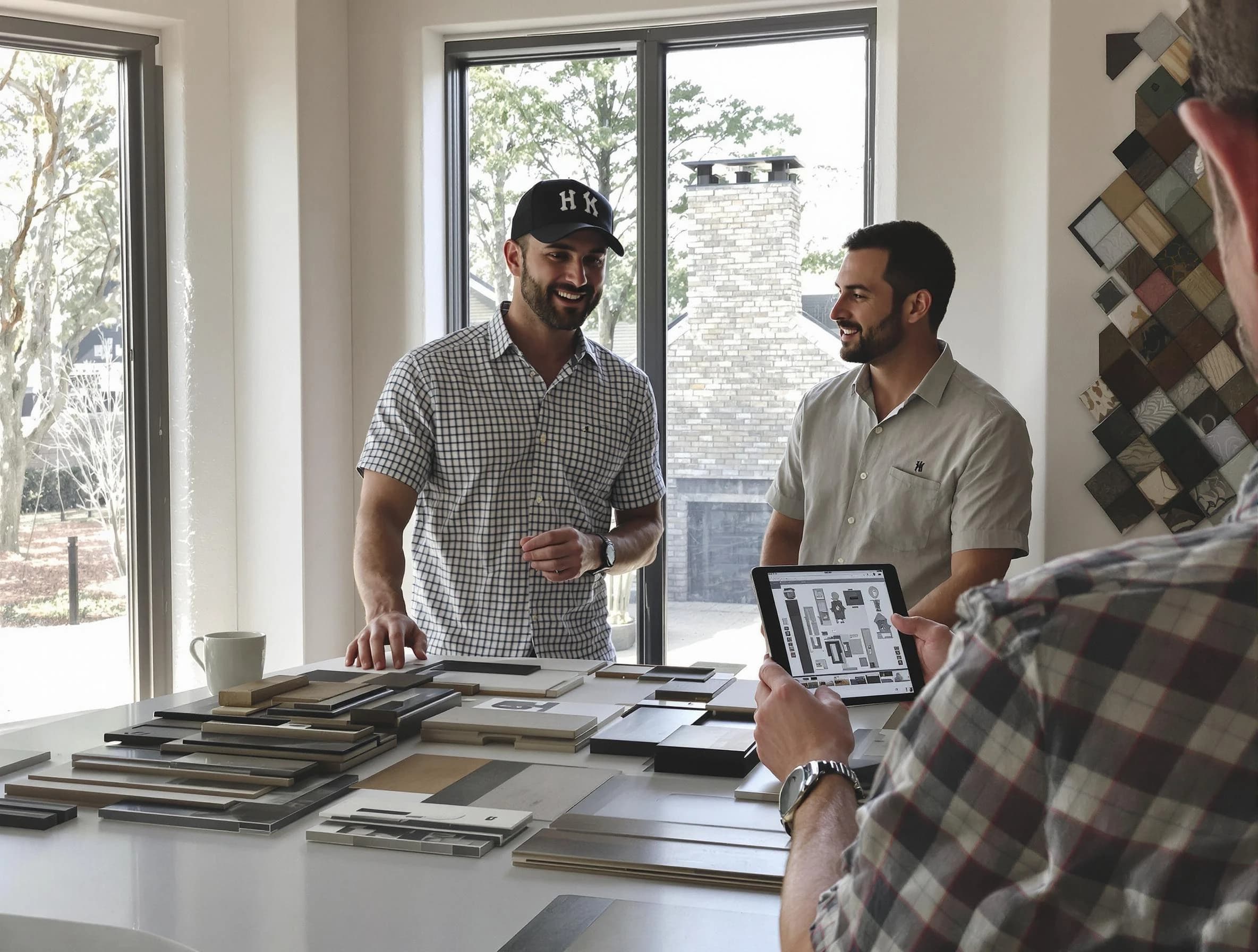 Salem Chimney Sweep remodeling a chimney and fireplace in Salem, UT