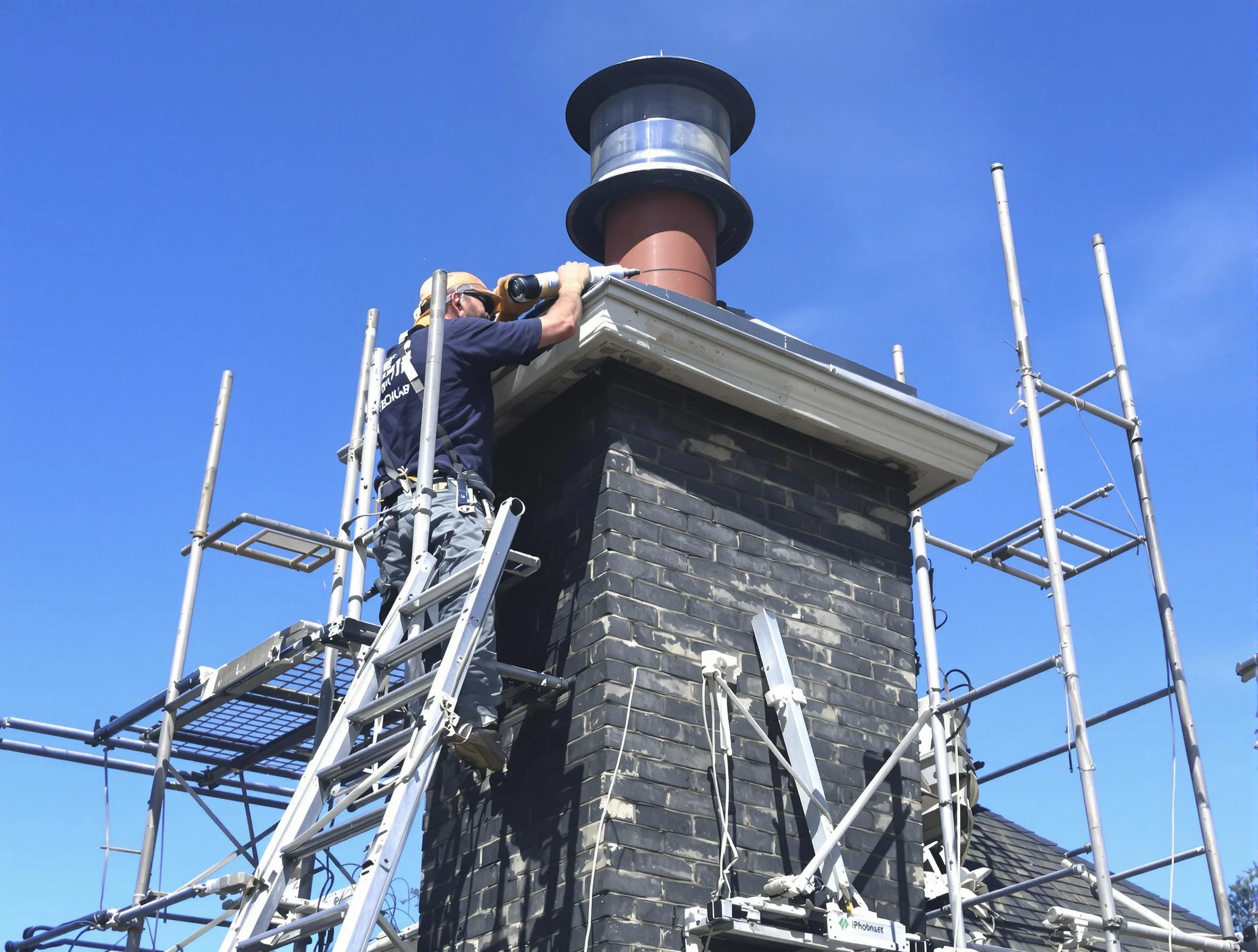 Sturdy chimney crown finished by Salem Chimney Sweep in Salem, UT
