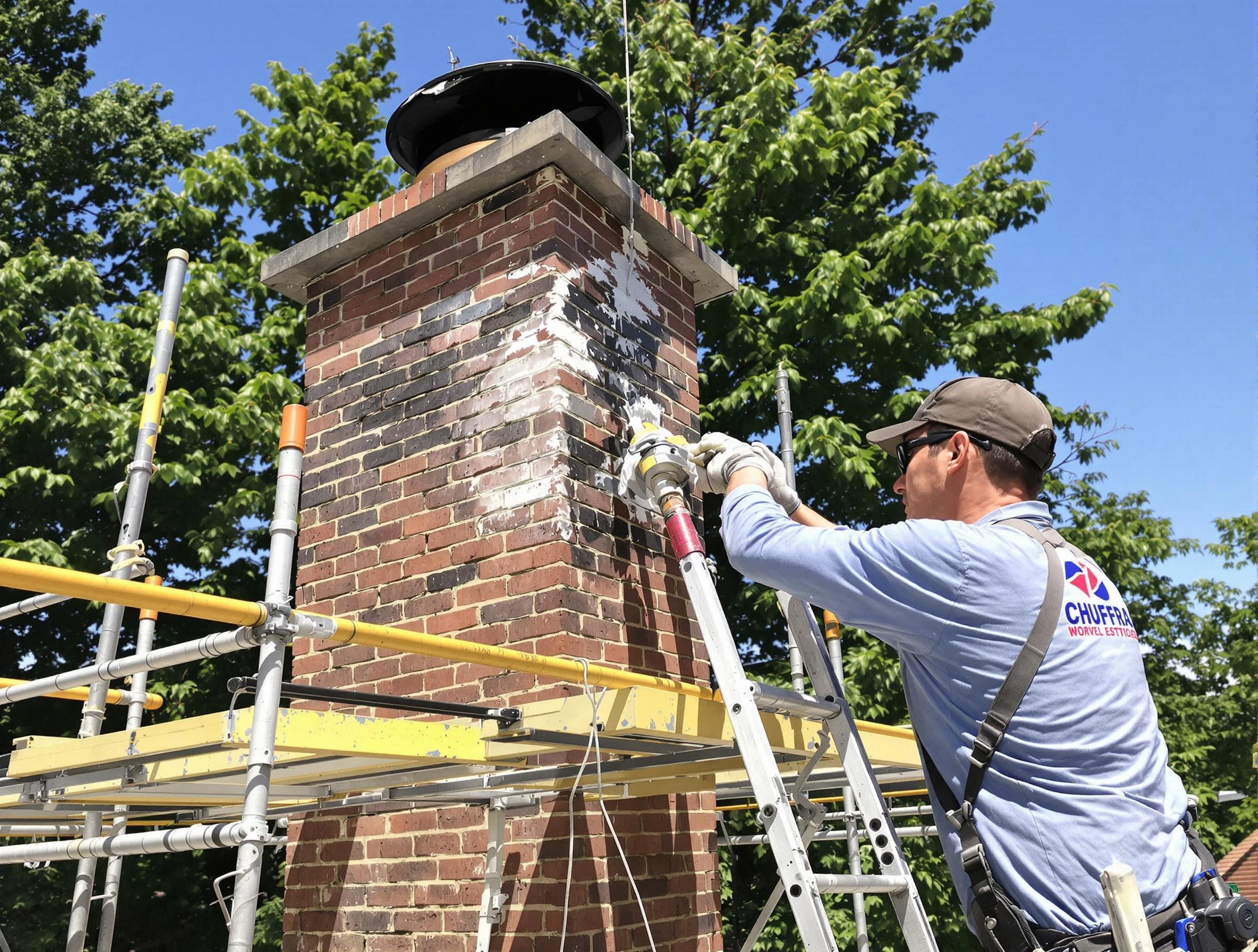 Structural chimney repair by Salem Chimney Sweep in Salem, UT